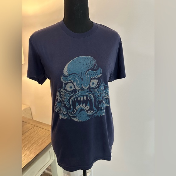 American Apparel Angry Monster T-Shirt - Size S - Picture 1 of 8